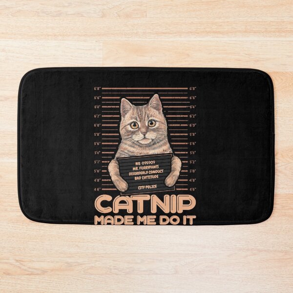 Item preview, Catnip made me do it Funny Cat designed and sold by Hananiah Merch.