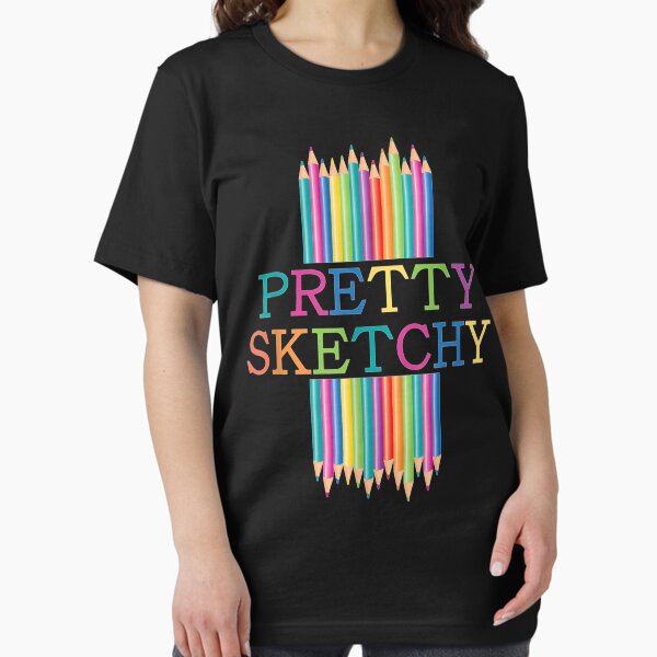 Item preview, Pretty Sketchy For Funny Painter School Art Teacher designed and sold by MartinLoop.