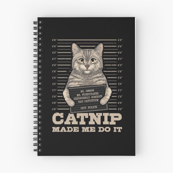 Item preview, Catnip made me do it Funny Cat designed and sold by Hananiah Merch.