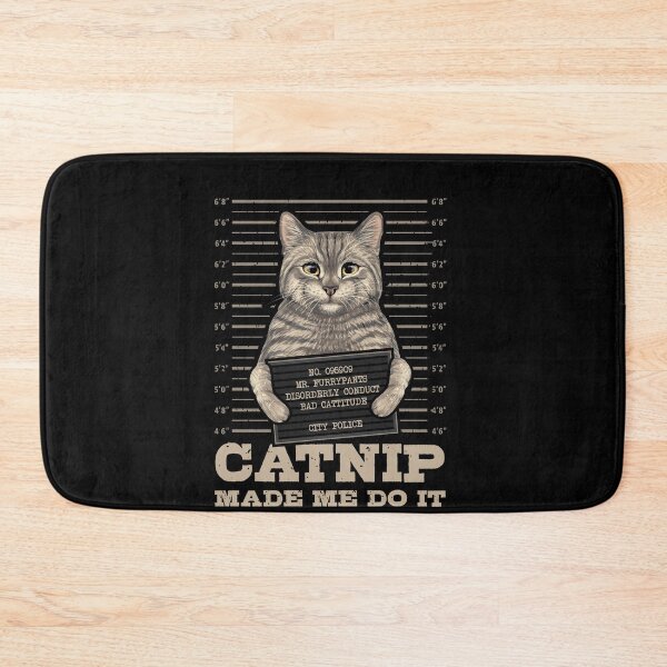 Item preview, Catnip made me do it Funny Cat designed and sold by Hananiah Merch.