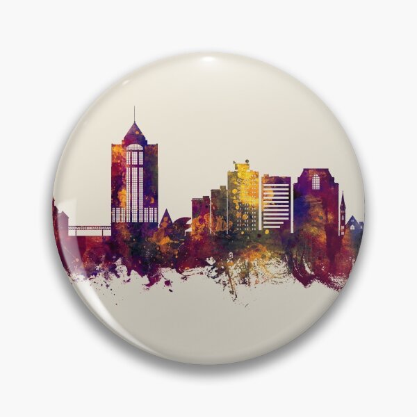 Item preview, Roanoke Virginia Skyline designed and sold by ArtPrints.