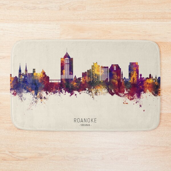 Item preview, Roanoke Virginia Skyline designed and sold by ArtPrints.