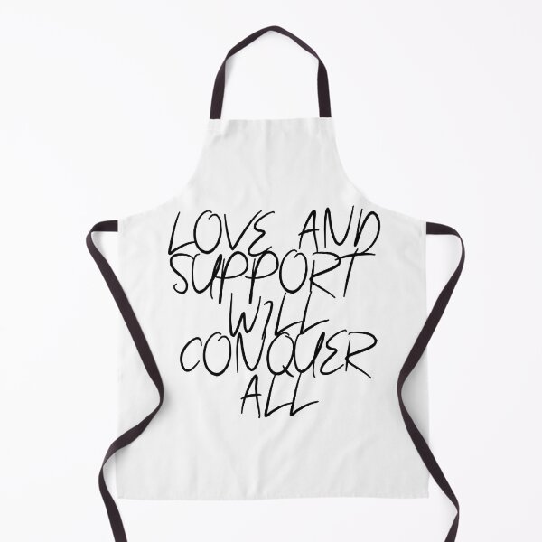 Item preview, Love and support will conquer all in black designed and sold by Graykat.