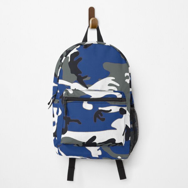 Item preview, Blue and Gray Camo designed and sold by WearURColors.