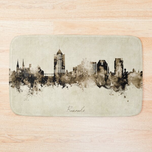 Item preview, Roanoke Virginia Skyline designed and sold by ArtPrints.