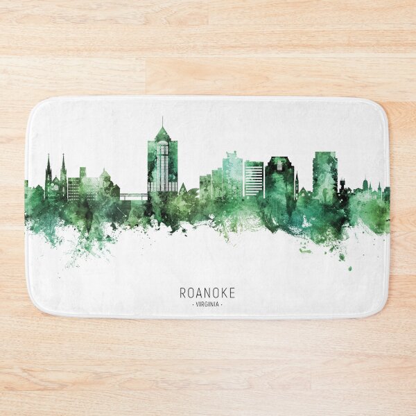 Item preview, Roanoke Virginia Skyline designed and sold by ArtPrints.