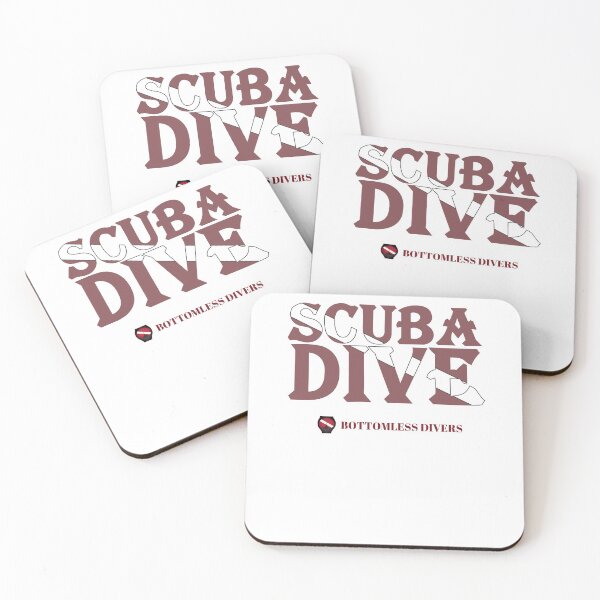 Item preview, Scuba Dive Flag Dark Red Letters designed and sold by BottomlessDiver.