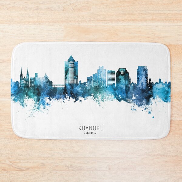 Item preview, Roanoke Virginia Skyline designed and sold by ArtPrints.