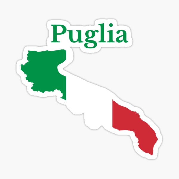 Item preview, Apulia Map , Italy, Italian Region. designed and sold by marosharaf.