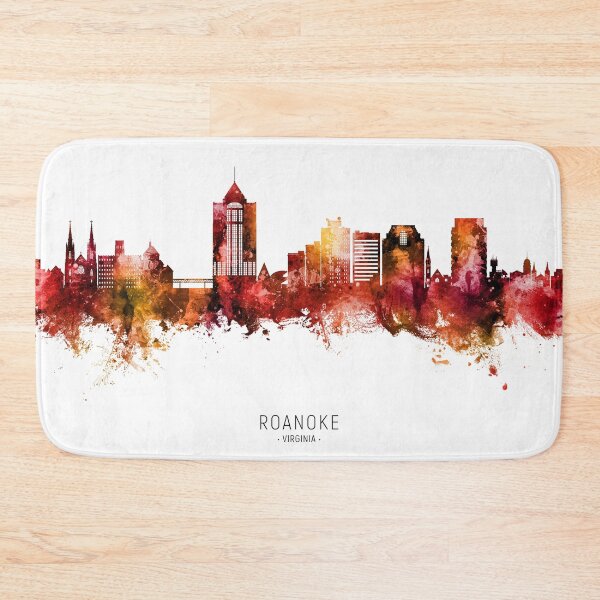 Item preview, Roanoke Virginia Skyline designed and sold by ArtPrints.