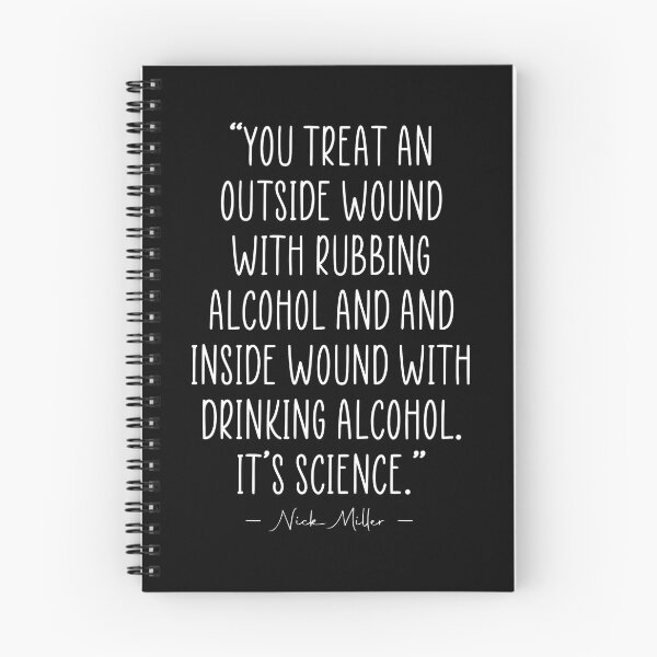 Item preview, Drinking It's Science Nick Miller quote, designed and sold by JackCurtis1991.