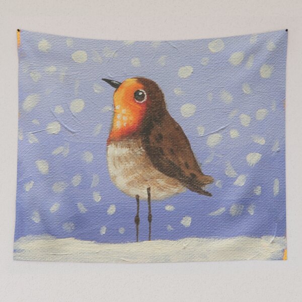 Item preview, Robin in the Snow designed and sold by StressieCat.