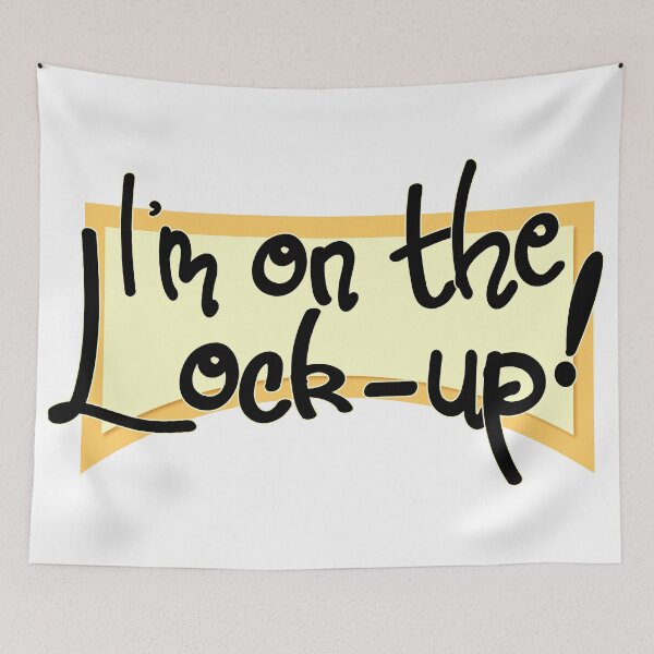 Item preview, I'm on the lock-up! designed and sold by Jokertags.