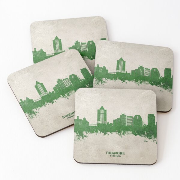 Item preview, Roanoke Virginia Skyline designed and sold by ArtPrints.