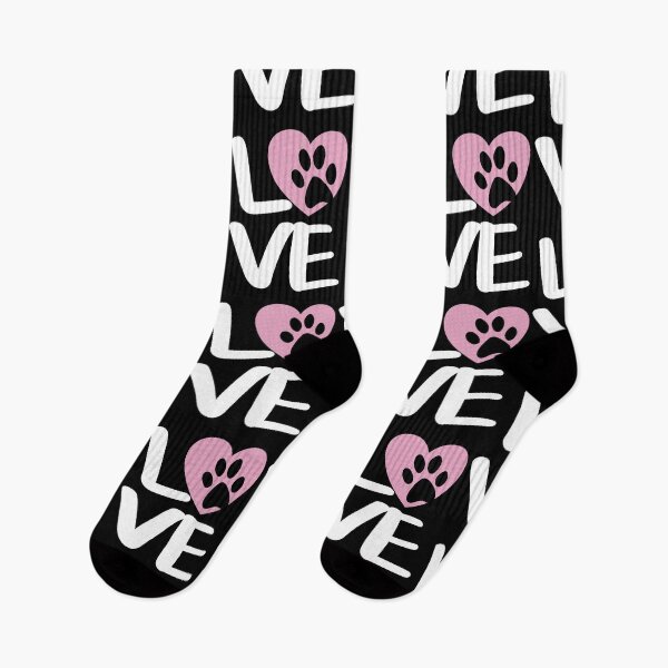 Item preview, Love My Dog Heart Paw Print - Woman Mom Pet Shirt designed and sold by Rooks-Artworks.