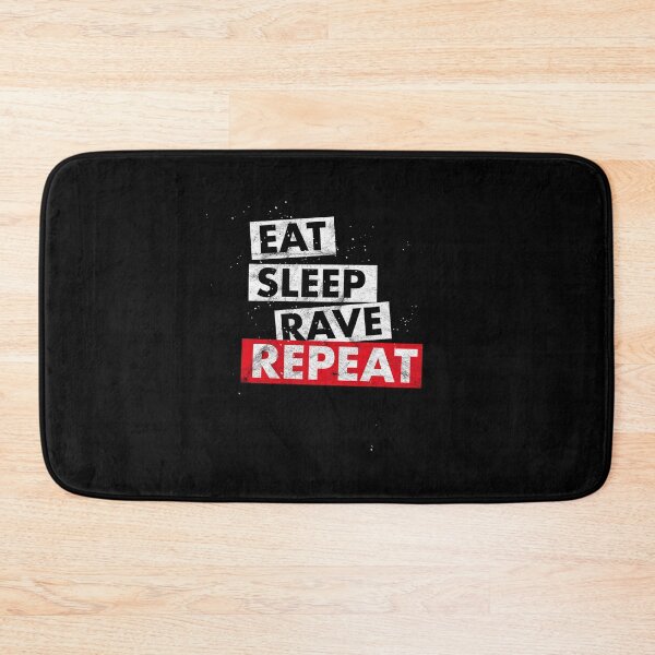 Item preview, Eat Sleep Rave Repeat Techno Afterhour MDMA Vintage design designed and sold by A-Fashion.