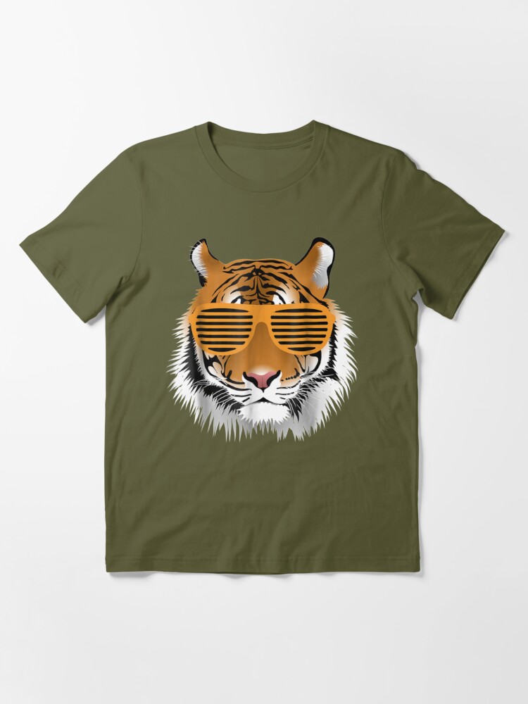 birthday shirt for boy cool tiger striped animal theme party T Shirts