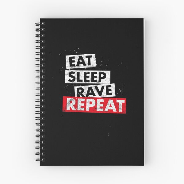 Item preview, Eat Sleep Rave Repeat Techno Afterhour MDMA Vintage design designed and sold by A-Fashion.