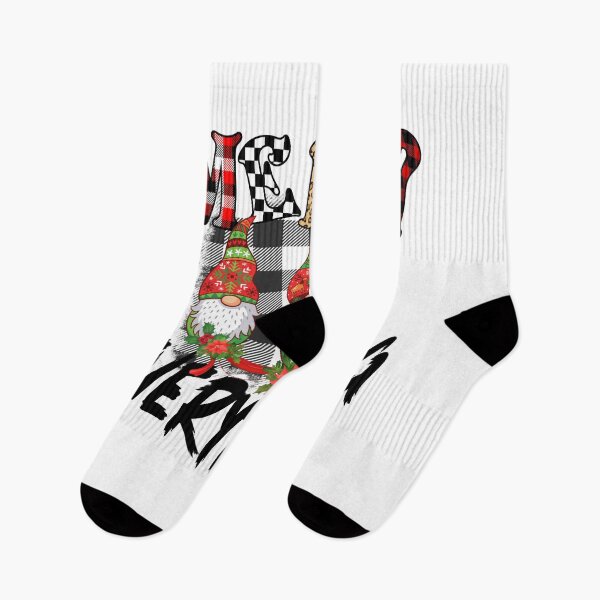Item preview, Merry Christmas Gnome Funny Merry Everything Black White Plaid  designed and sold by MinsND.