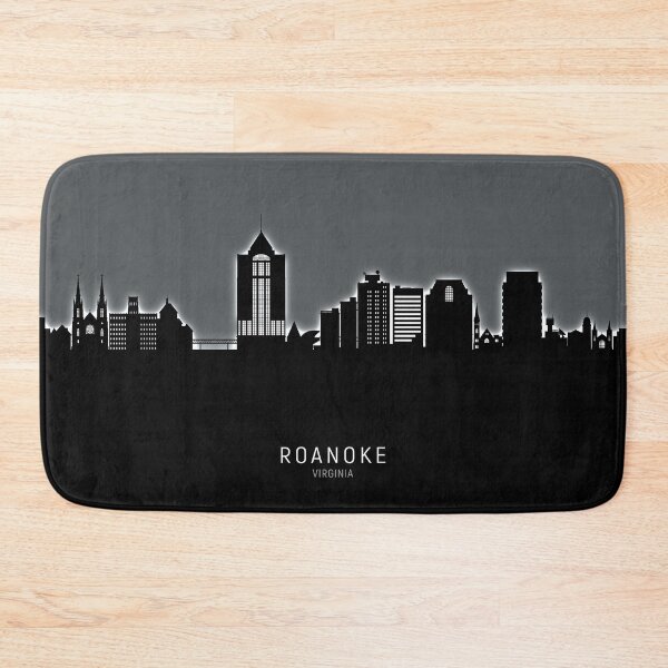 Item preview, Roanoke Virginia Skyline designed and sold by ArtPrints.