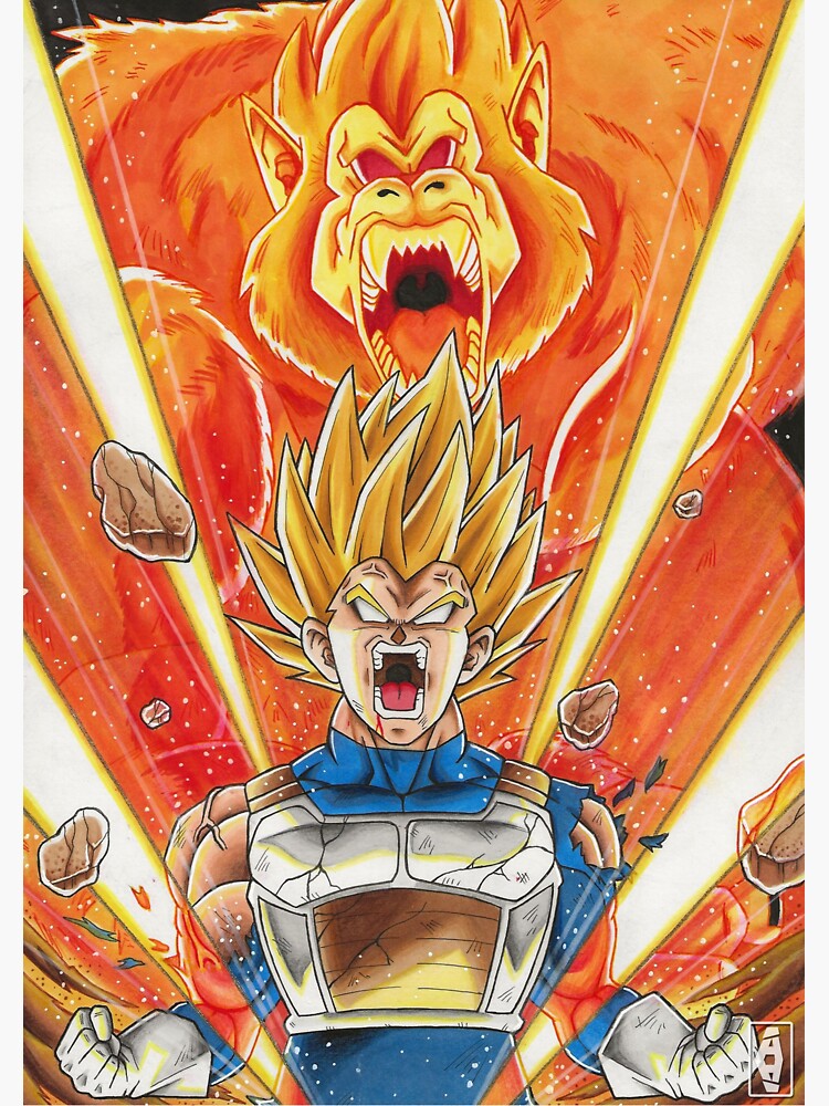 Vegeta Blue Evolution Poster by Abyllion-art