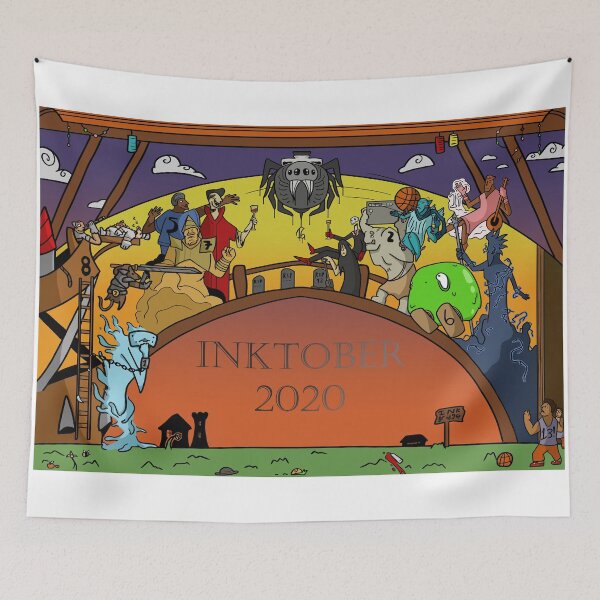Item preview, Inktober 2020 Collage designed and sold by Gamelof.