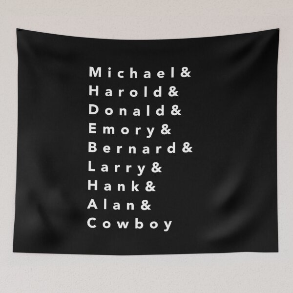 Item preview, Boys in the Band Names [White & Black; Cowboy] designed and sold by Alaina Fritzinger.