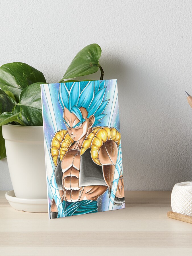 Gogeta SSB Evolution Aura  Dragon ball painting, Anime dragon