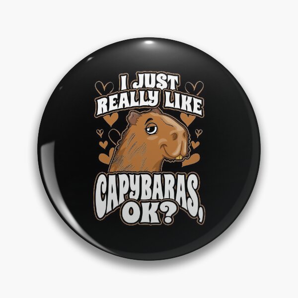 Item preview, I Just Really Like Capybaras OK designed and sold by Hananiah Merch.