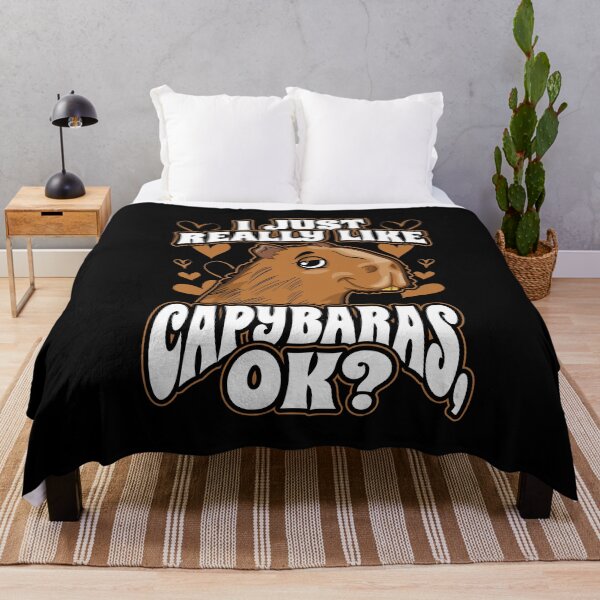 Artikelvorschau, Ich mag Capybaras einfach sehr, ok entworfen und verkauft von Hananiah Merch.