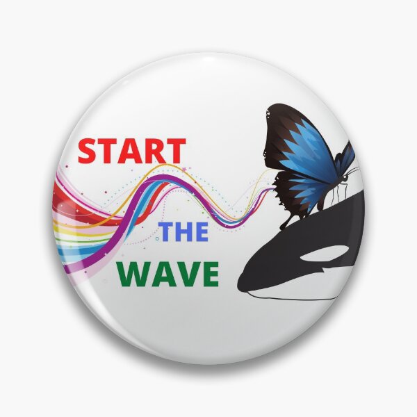 Item preview, Start the wave orca and butterfly designed and sold by mikoala50.