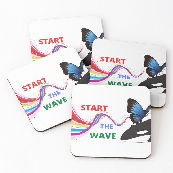 Item preview, Start the wave orca and butterfly designed and sold by mikoala50.