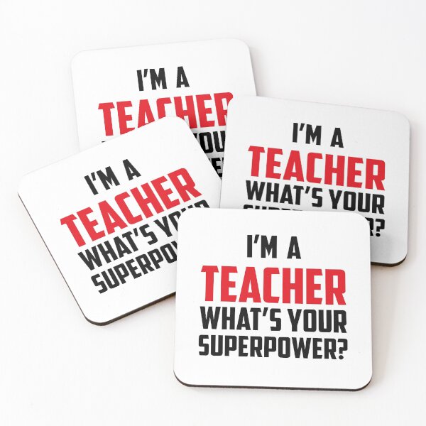 Item preview, I'm a Teacher What's Your Superpower Black designed and sold by strous.