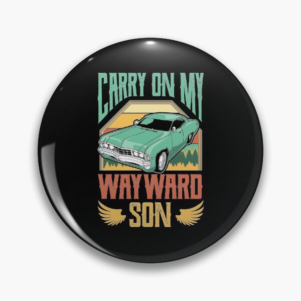 Item preview, Carry on my Wayward Son Classic Car designed and sold by Hananiah Merch.
