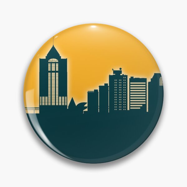 Item preview, Roanoke Virginia Skyline designed and sold by ArtPrints.