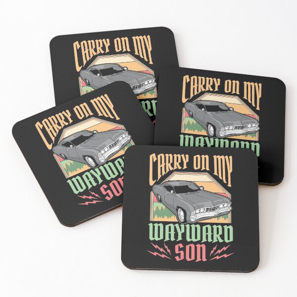 Item preview, Carry on my Wayward Son Supernatural designed and sold by Hananiah Merch.
