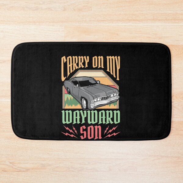 Item preview, Carry on my Wayward Son Supernatural designed and sold by Hananiah Merch.