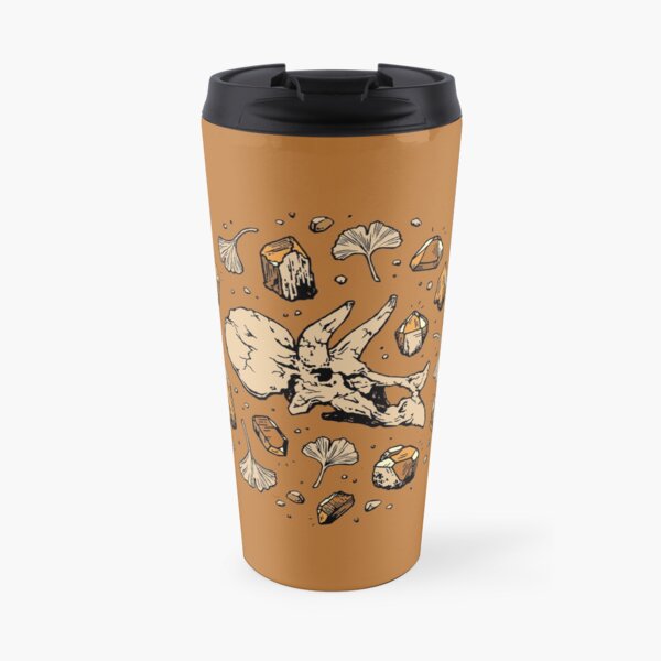 Triceratops Rocks! | Citrine Quartz Travel Mug
