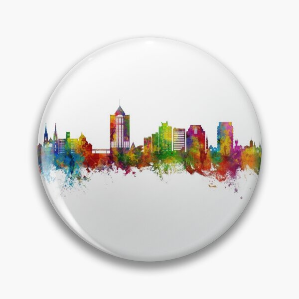 Item preview, Roanoke Virginia Skyline designed and sold by ArtPrints.