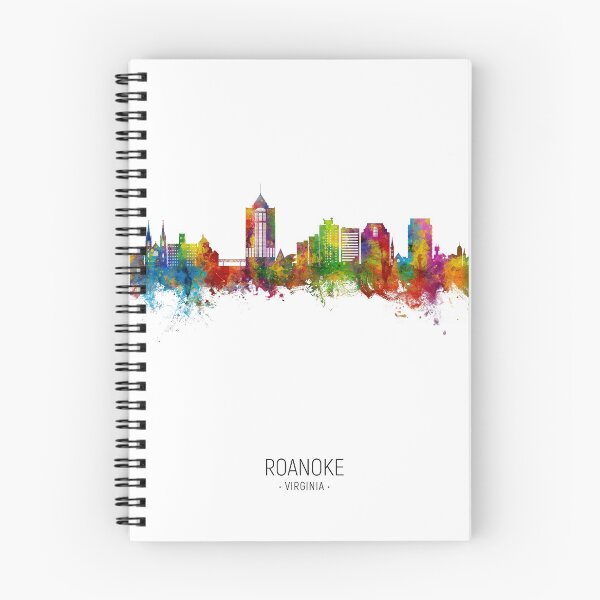 Item preview, Roanoke Virginia Skyline designed and sold by ArtPrints.