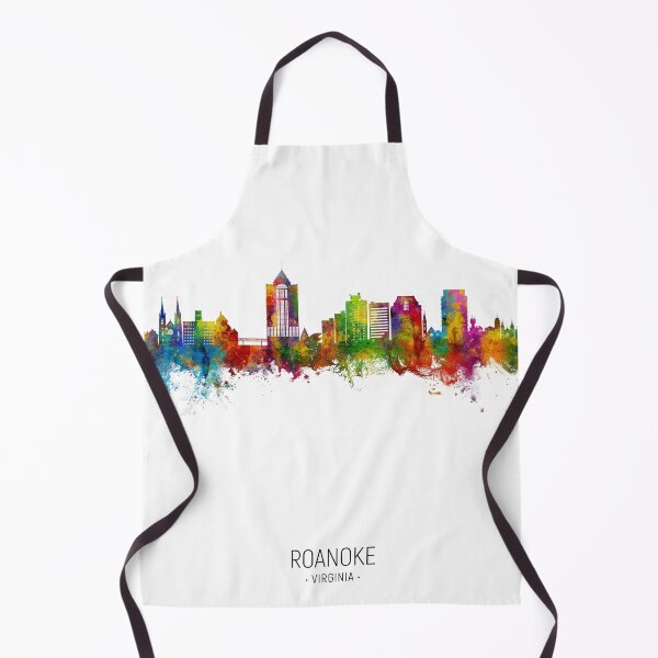 Item preview, Roanoke Virginia Skyline designed and sold by ArtPrints.