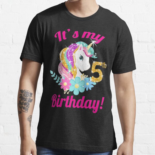 Girls Unicorn 4th Birthday T-shirt, Four Year Old Unicorn Gift, Fourth  Birthday Unicorn Outfit -  Canada