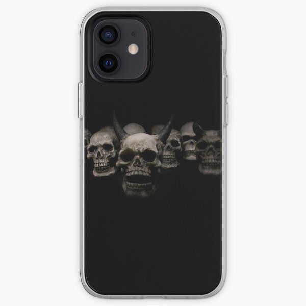 skulls and demons iPhone Soft Case