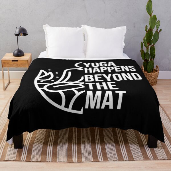 Item preview, Yoga Happens Beyond The Mat  designed and sold by Jajulile.