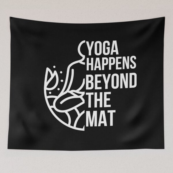 Item preview, Yoga Happens Beyond The Mat  designed and sold by Jajulile.