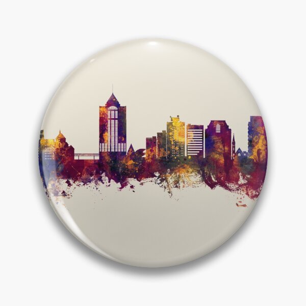 Item preview, Roanoke Virginia Skyline designed and sold by ArtPrints.