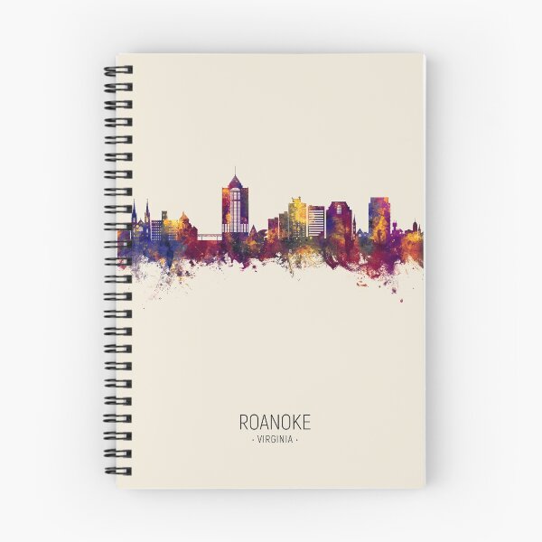 Item preview, Roanoke Virginia Skyline designed and sold by ArtPrints.
