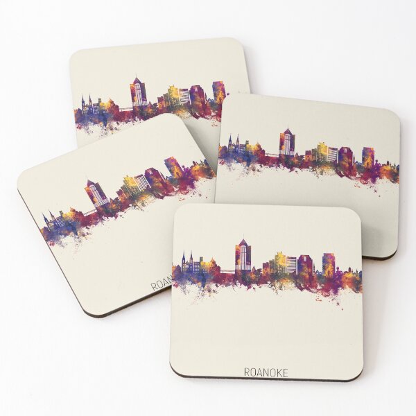 Item preview, Roanoke Virginia Skyline designed and sold by ArtPrints.