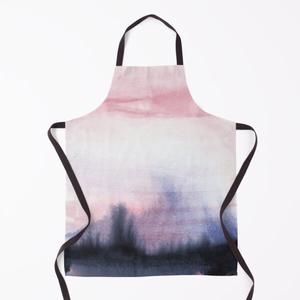 Item preview, Bosque abstracto, pintura abstracta rosa y azul designed and sold by PrintsProject.