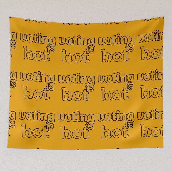 Item preview, Voting is hot  designed and sold by MeowTouch Art.